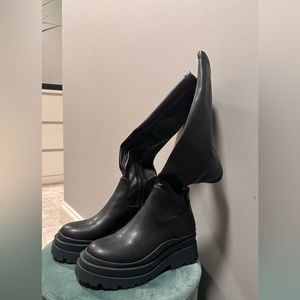 Aldo chunky platform knee length booths